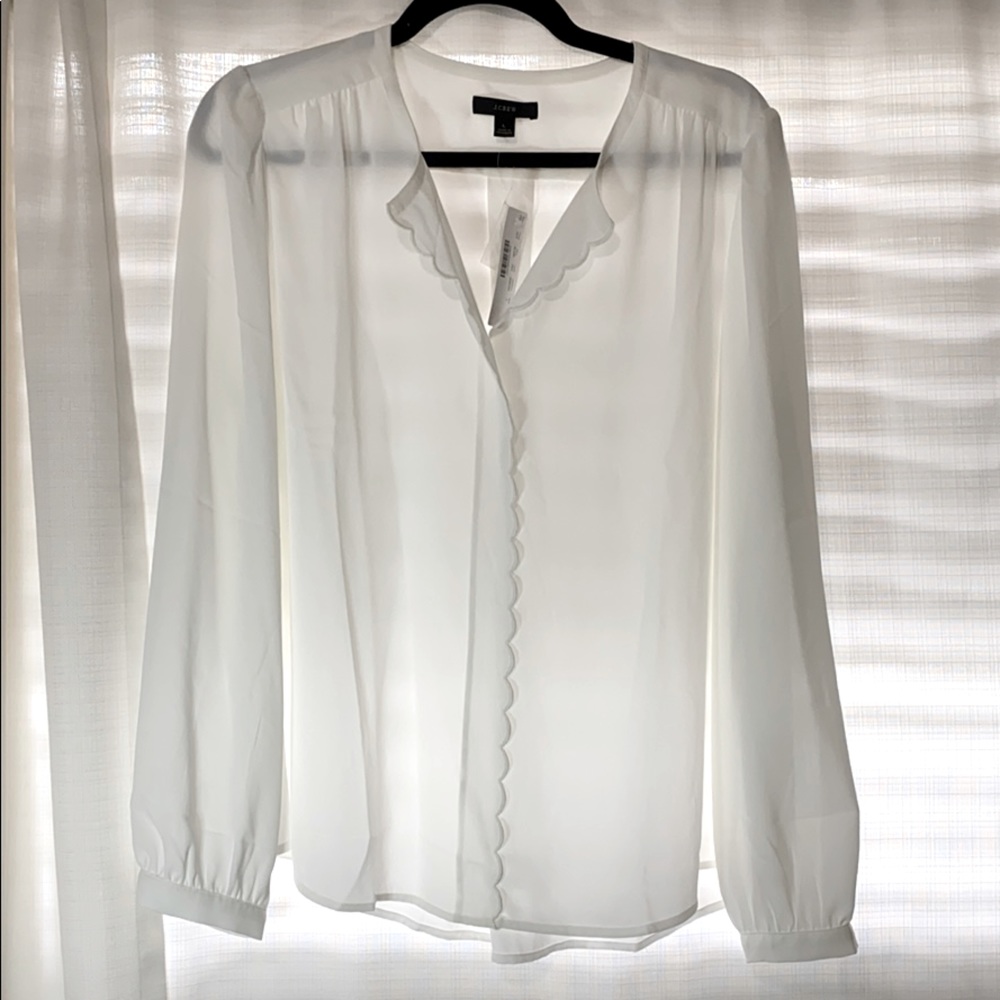 Brand new with tags, JCrew blouse size Large